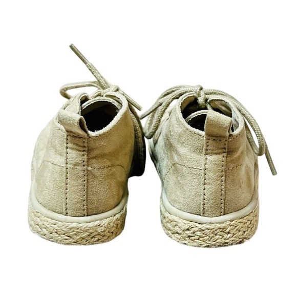 Old Navy Toddler Faux Suede Desert Espadrille High Top Beige Boots 6 Casual Boys - Picture 7 of 10